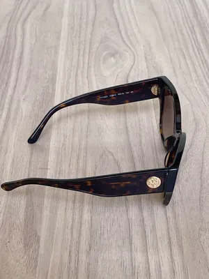 Tory Burch Tortoiseshell Cat-Eye Sunglasses with Brown Gradient Lenses thumbnail 3