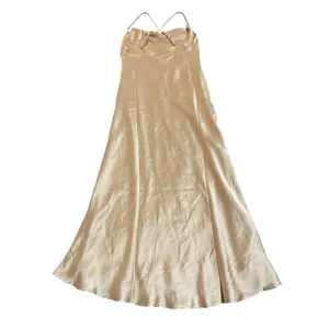 NWOT Show Me Your MuMu‎ Size Extra Small Verona Cowl Dress Champagne Luxe Satin thumbnail 4