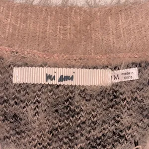Mi‎ Ami Oversized Dusty Sweater Fuzzy Animal Print Women's Size Medium thumbnail 3