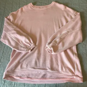 Aerie Pink Crewneck Sweatshirt Oversized thumbnail 1