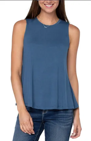 American Eagle Outfitters Navy Blue Soft and sexy tank size small. thumbnail 1