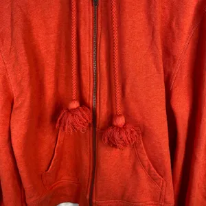 Cabi Womens Small Tangerine Deluxe Zip Up Hoodie Orange Zip Front Sweatshirt thumbnail 5