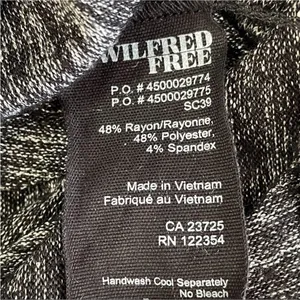Aritzia Wilfred Marled Vneck Sweater Dress thumbnail 4