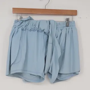 TARSE Flowy Shorts Womens M Athletic Light Blue Spandex Liner Good thumbnail 2