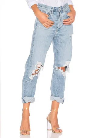 AGOLDE 90s Mid Rise Loose Fit Distressed Jeans Revolve Style #A069C-811 Size 26 thumbnail 1