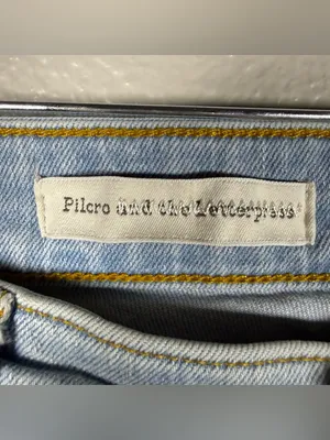Anthropologie Pilcro Light Blue Embroidered ankle Jeans - SZ:30 thumbnail 10