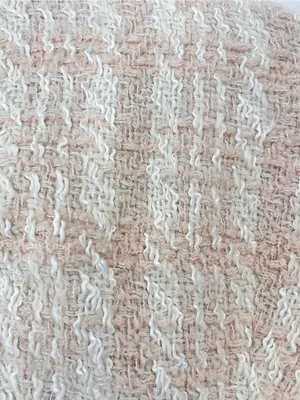 LoveShackFancy Braelyn Crop Jacket Small‎ Cream Bouclé Tweed Peplum Jacket $595 thumbnail 9