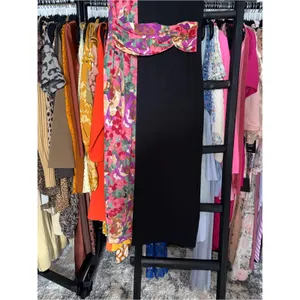 Tuckernuck Cleo Climbing Roses Black Floral Panel Jersey Midi Dress Large New thumbnail 5