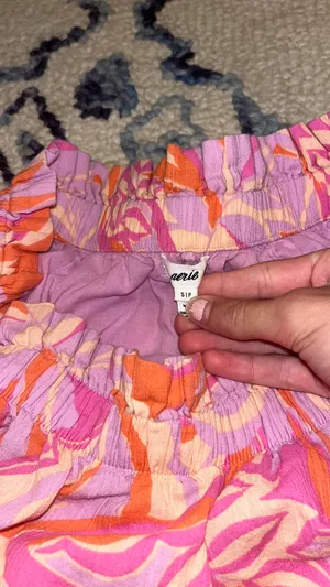 Aerie pink skirt with shorts under thumbnail 7