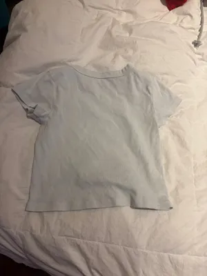 Brandy Melville Crop Top White John Galt thumbnail 2