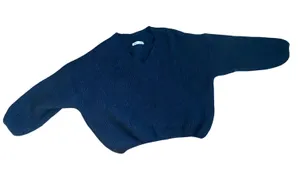navy blue wool blend sweater 🔥 thumbnail 1