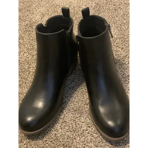 Dream Paris Ankle Boots Women 7 Black Good Block Heel Zip SDAB2440W thumbnail 2