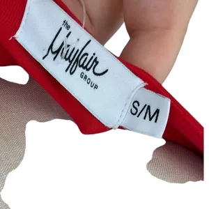 The Mayfair Group‎ Language of the Universe Corset Ember Red Graphic Top S/M thumbnail 12