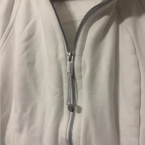 White Full Zip Scuba Size 6 thumbnail 3