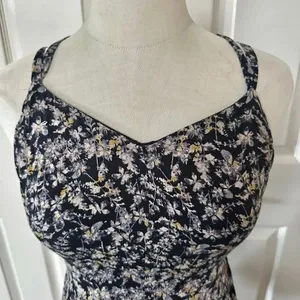 Kimchi Blue Scarlett Fit + Flare Black Floral Dress thumbnail 4