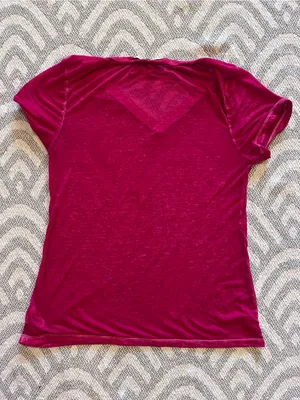 OLD NAVY Pink V-Neck Shirt Large thumbnail 2