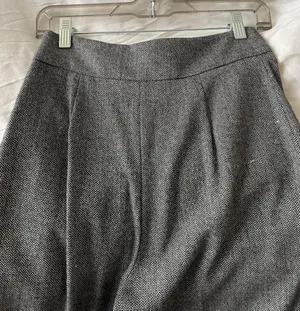 ZARA Wide Leg Knit Trousers thumbnail 2
