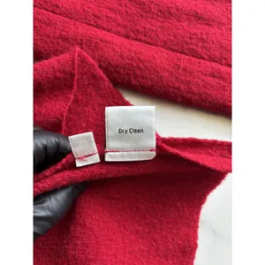 CAbi Red 100% Merino Wool Belted Wrap Cardigan Jacket Sweater Belt M Style 167 thumbnail 10