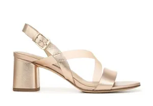 Naturalizer Arianna Strappy Rose Gold Block heels sandals size 6.5 thumbnail 1