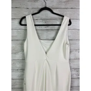Lulus White Sleeveless Mermaid Hem Dress thumbnail 6