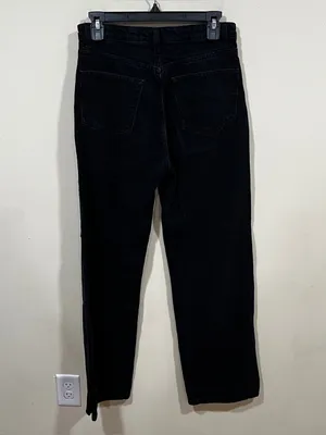 Reformation Wilder High Rise Wide Leg Jeans black size 28 EUC thumbnail 8