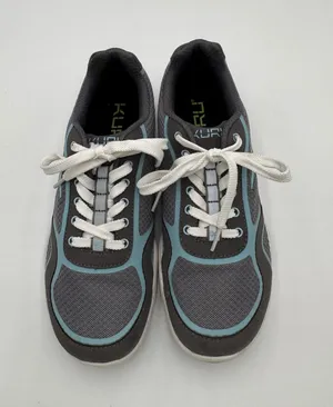Carrera Kuru Women’s 9 Gray Blue Walking Shoes Orthopedic Comfort Sneakers thumbnail 1
