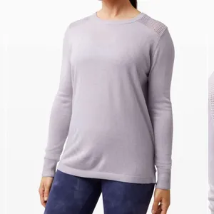 Lululemon Back to Balance Long Sleeve Sweater in Iced Iris Women’s Size 12 thumbnail 12