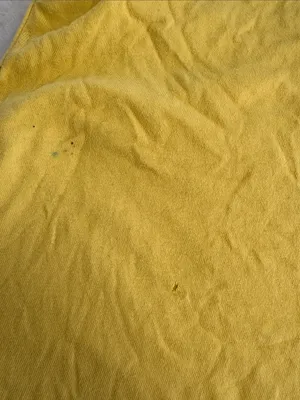 Abercrombie & Fitch size large Yellow baby Logo Tee flaw y2k preppy thumbnail 10