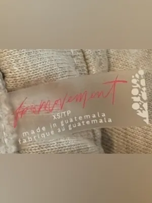 FP Movement For The Win Wide Leg Pants XS Oatmeal Heather Raw Hem Free People thumbnail 12