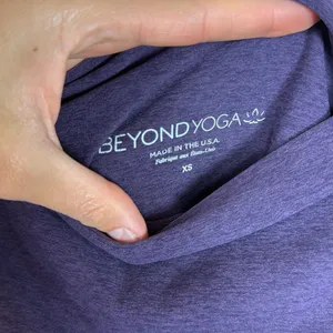 Beyond Yoga Spacedye Vitalize Full Length High Waist Leggings‎ Heather Purple XS thumbnail 6