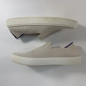 Rothy's 7.5 Sneakers The‎ Original Slip-On Sustainable Knit Washable Sand Beige thumbnail 5