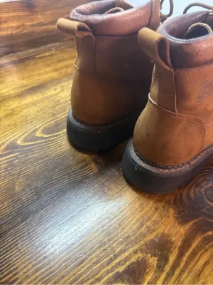 Justin Boots Brown Work Boots Women Size 7.5 thumbnail 8