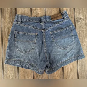 BKE Size 29 Denim High Rise Blue Jean Shorts Retro Vintage Cotton Button Fly thumbnail 2