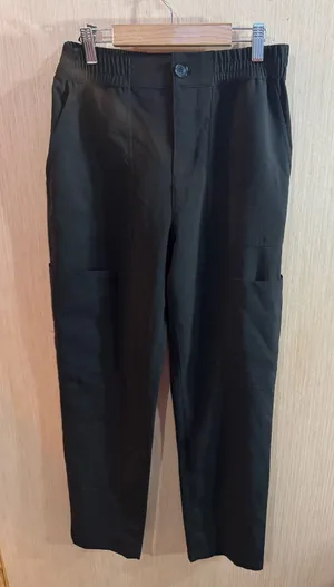 Women’s Sanctuary Black Cargo Pants with Elastic Waist Size Small thumbnail 1
