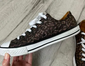 Converse Copper Leopard Print Sneakers thumbnail 3