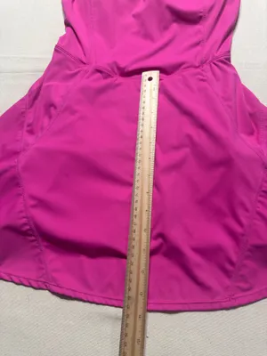 Halara Hot Pink Preppy Barbiecore Athletic Dress size S thumbnail 7