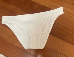 Hollister White Bikini Bottoms thumbnail 1