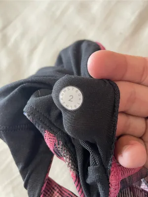 Women's Lululemon size 2 Pink printed Strappy Sports Bra thumbnail 5