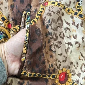 Vintage animal print 80s 90s jacket‎ full zipper lightweight pockets baddie thumbnail 6