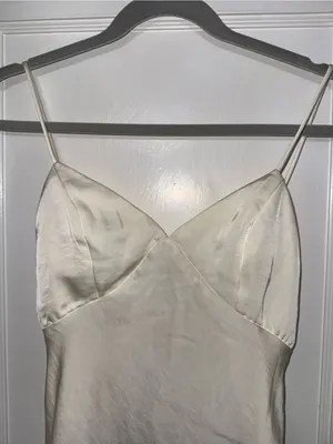 Lulus Ivory Slip Maxi Dress with Spaghetti Straps thumbnail 4