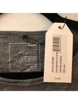 Universal Standard Mia Long Sleeve Easy Active Tee Heather Gray 4XS US 00-0 thumbnail 3