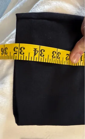 ZARA Black High-Rise Skinny Chino Pants - Size XL thumbnail 8