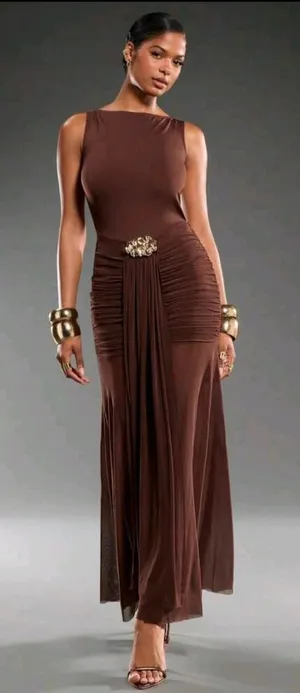 Women’s elegant bodycon maxi dress  thumbnail 1
