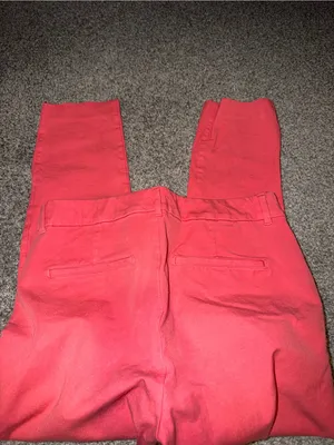 Old Navy Coral Straight-Leg Pants thumbnail 4