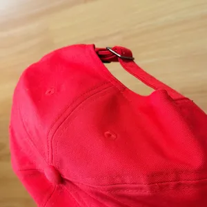 Adidas Red Detroit Wings Logo Adjustable Baseball Hat thumbnail 10