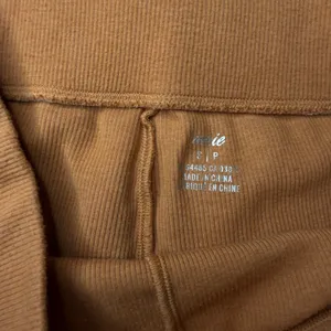 Aerie Ribbed Flare Leggings Pants Brown High Rise Boho‎ Retro Bell Bottom Sz S thumbnail 5