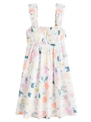 Abercrombie x The Trevor Project Floral Mini Dress Puff Strap Pride M thumbnail 2