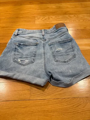 American Eagle outfitters mom jeans shorts size 0 thumbnail 9