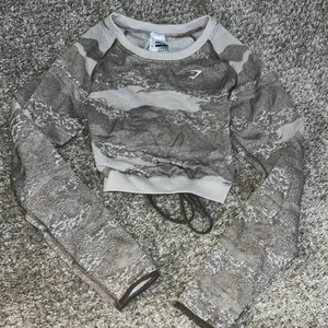 gymshark long sleeve shirt tie back thumbnail 3