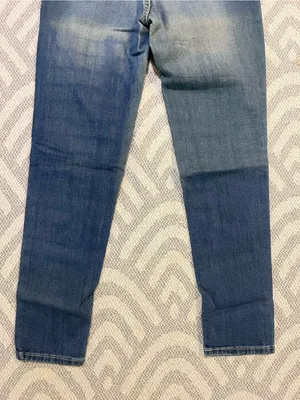 KANCAN High Rise Non-Distressed Skinny Fit Blue Denim Jeans 27 thumbnail 6
